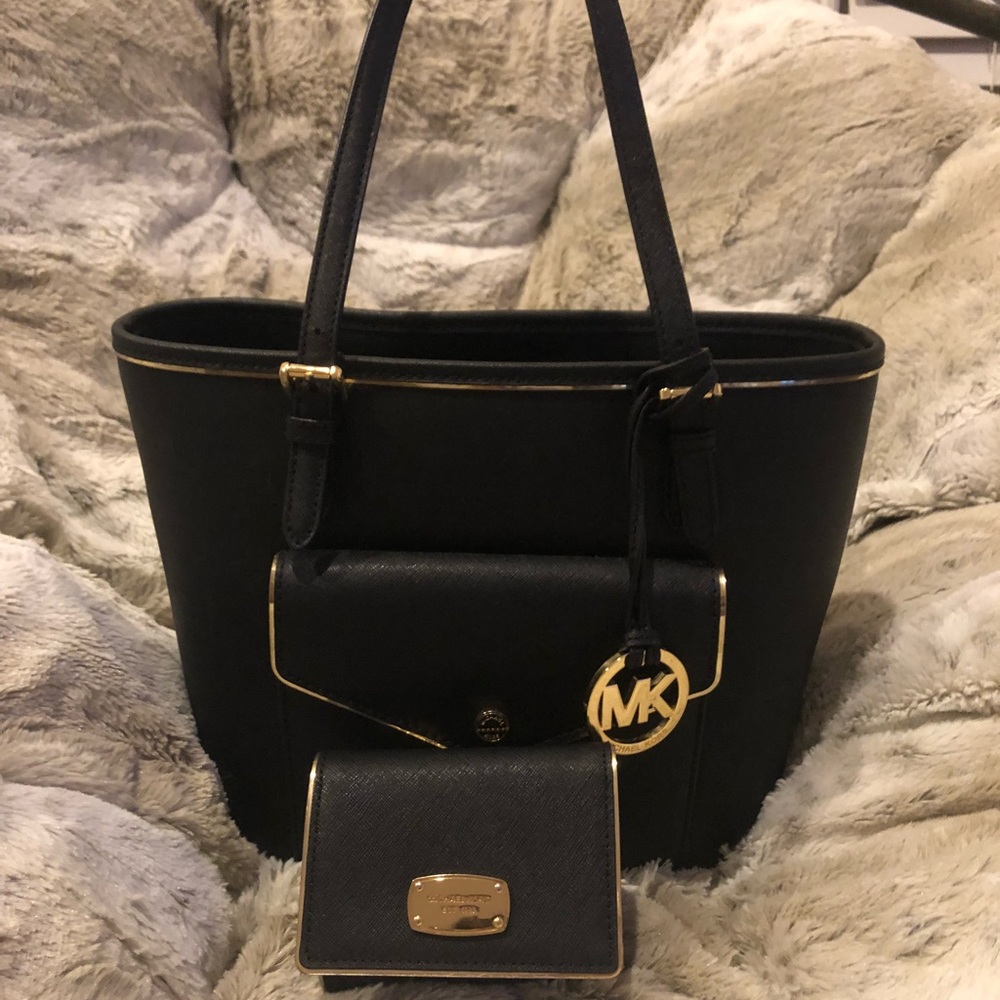 Michael Kors wallet and purse set.